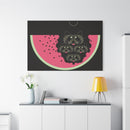 Watermelon Moon Charley Harper Unframed Giclee on Matte Stretched Canvas-39