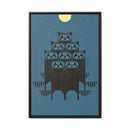 Raccpack Charley Harper Framed Giclee Print on Stretched Canvas-3