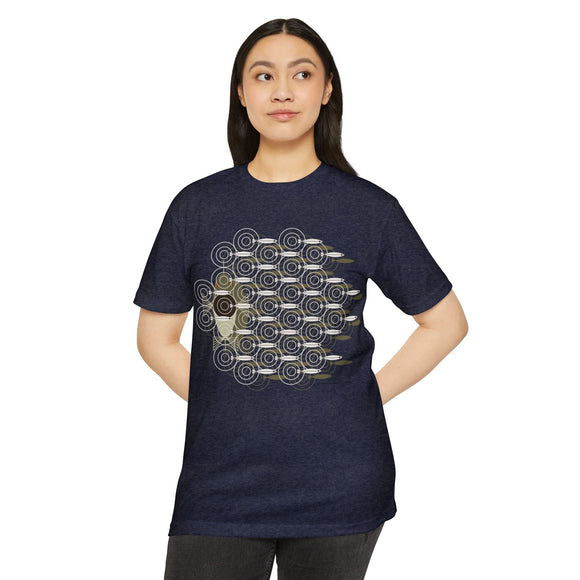 Charley Harper Skipping School Unisex CVC Jersey T-shirt