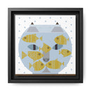 Fishful Thinking Edie Harper Framed Giclee Print on Stretched Canvas-22