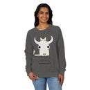 Edie Harper Cat Carson Western Scout Raglan Crewneck Sweatshirt-10