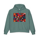 Crazy Cat Crazy Quilt Edie Harper Women's Organic Mid-Weight Nora Hoodie-2
