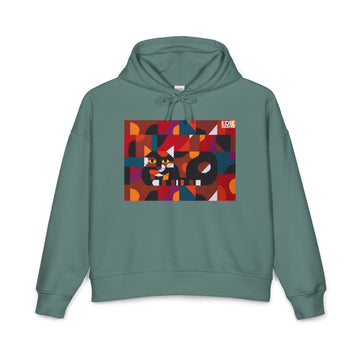 Crazy Cat Crazy Quilt Edie Harper Women's Organic Mid-Weight Nora Hoodie - 0