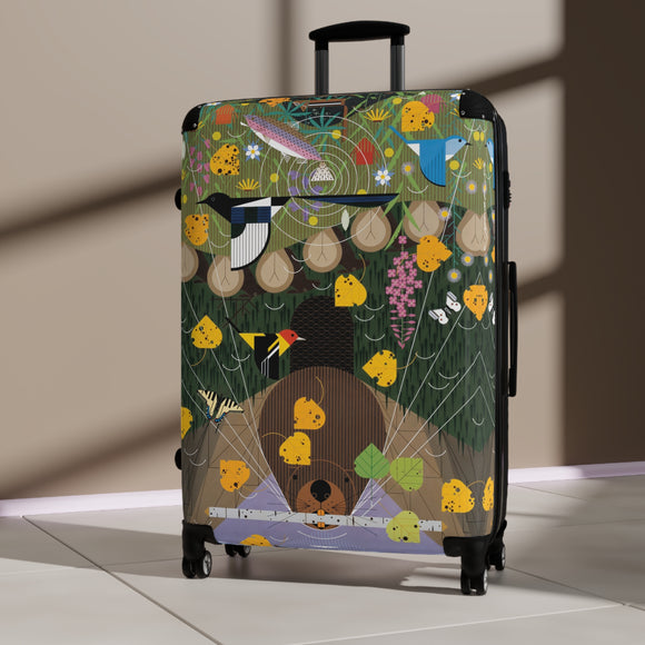 Charley Harper Rocky Mountain National Park Luggage
