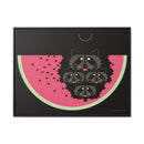 Watermelon Moon Charley Harper Framed Giclee Print on Matte Canvas-4