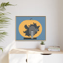 Racc-O-Lantern Charley Harper Framed Giclee Print Stretched On Canvas-57
