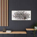His Eyes Are On The Sparrow Charley Harper Framed Giclee Print Stretched on Canvas-28