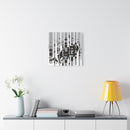 Bear in the Birches Charley Harper Giclee on Stretched Canvas-7