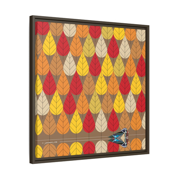 Octoberama Charley Harper Framed Giclee Print Stretched On Canvas