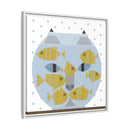 Fishful Thinking Edie Harper Framed Giclee Print on Stretched Canvas-53