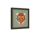 Cool Carnivore Charley Harper Giclee Framed Stretched On Canvas Print-84