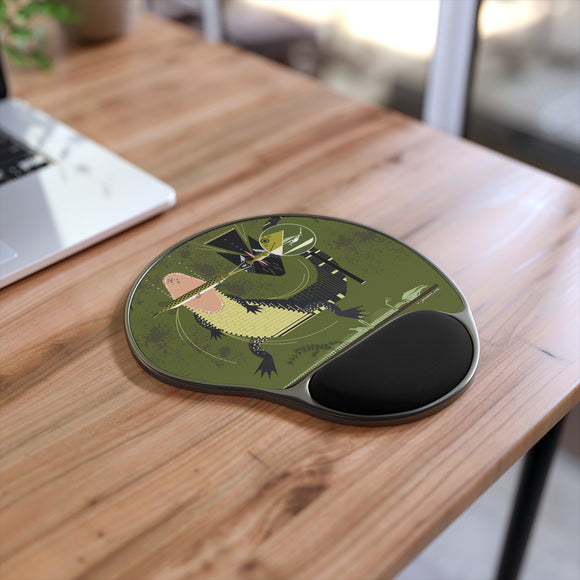 Charley Harper Florida Everglades Mouse Pad With Wrist Rest