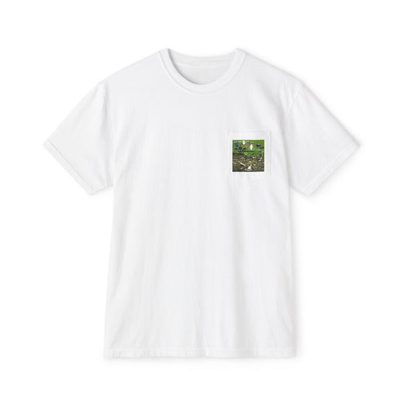 Everglades badge 4 Unisex Garment-Dyed Pocket T-Shirt