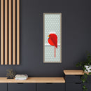 Cool Cardinal Charley Harper Framed Giclee Print Stretched On Canvas-32