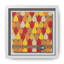 Octoberama Charley Harper Framed Giclee Print Stretched On Canvas-14