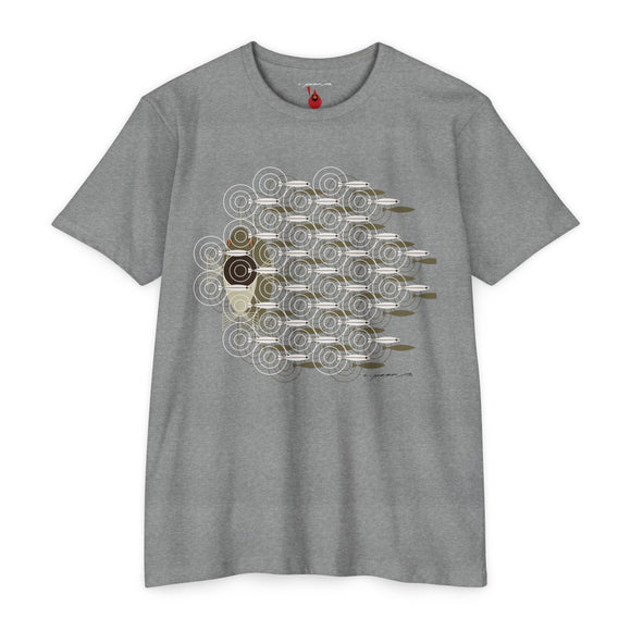 Charley Harper Skipping School Unisex CVC Jersey T-shirt
