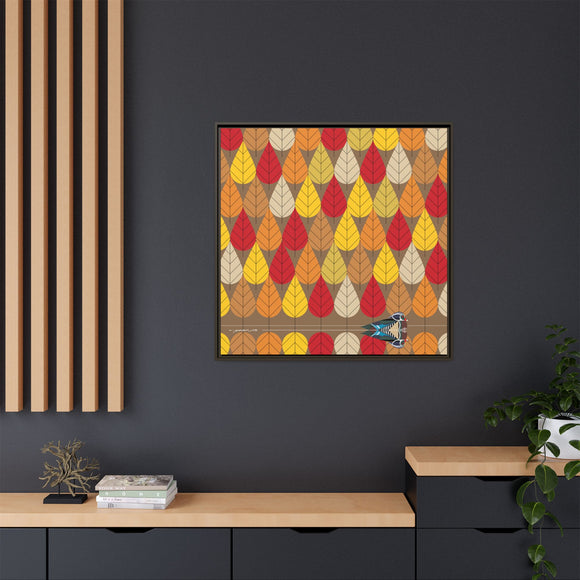 Octoberama Charley Harper Framed Giclee Print Stretched On Canvas