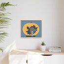 Racc-O-Lantern Charley Harper Framed Giclee Print Stretched On Canvas-54