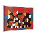 Edie Harper Crazy Cat Crazy Quilt Framed Giclee On Stretched Canvas Print-28
