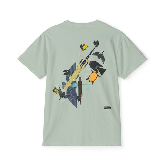 Everglades badge 4 Unisex Garment-Dyed Pocket T-Shirt