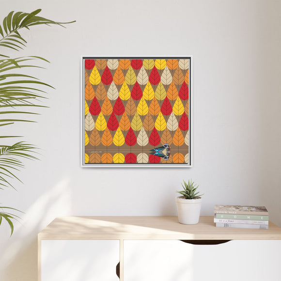Octoberama Charley Harper Framed Giclee Print Stretched On Canvas