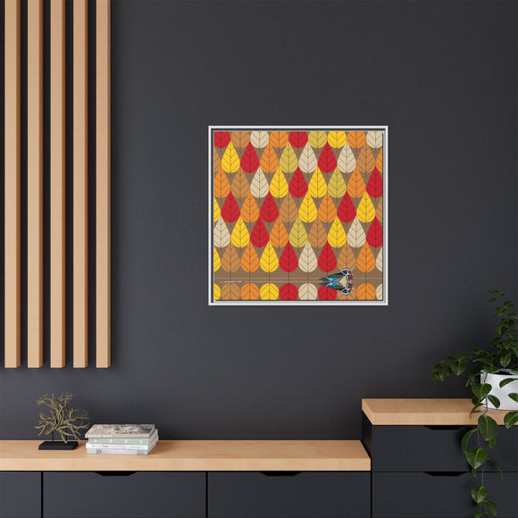 Octoberama Charley Harper Framed Giclee Print Stretched On Canvas