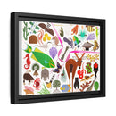 Charley Harper Florida Keys Framed Giclee On Canvas Wall Art-25