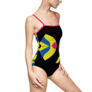 Charley Harper Modern Kite Fish Women's One-piece Swimsuit-17