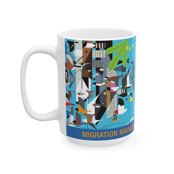 Cape May New Jersey Charley Harper Ceramic Mug 15oz