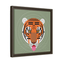 Cool Carnivore Charley Harper Giclee Framed Stretched On Canvas Print-54