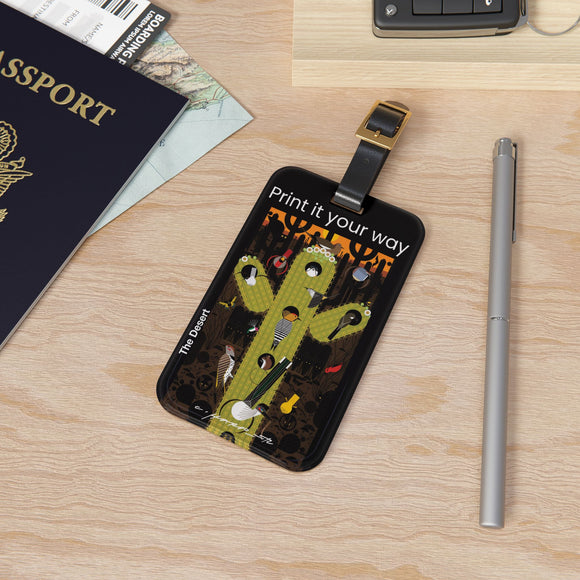 Charley Harper The Desert National Park Luggage Tag (1987)