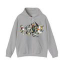 Charley Harper Mystery Of The Missing Migrants Unisex Heavy Blend™ Hooded Sweatshirt-6