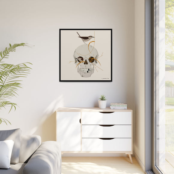 Charley Harper Wrented Giclee Framed Stretched On Canvas Print