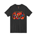 Edie Harper Crazy Cat Crazy Quilt Unisex Jersey Short Sleeve V-Neck Tee-21