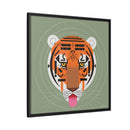 Cool Carnivore Charley Harper Giclee Framed Stretched On Canvas Print-117