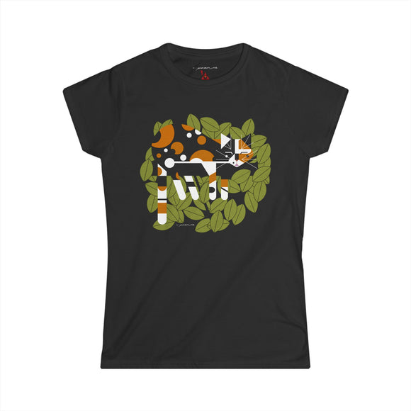 Charley Harper Limp On A Limb Women's Softstyle Tee