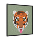 Cool Carnivore Charley Harper Giclee Framed Stretched On Canvas Print-51