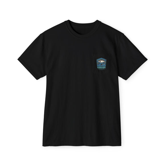Everglades badge 2 Unisex Garment-Dyed Pocket T-Shirt