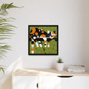 Charley Harper Limp On A Limb Framed Giclee Print Stretched On Canvas Art-52