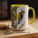 Yellow-Bellied Sapsucker Charley Harper Art Studio Classic Accent Mug 15oz-18