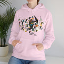 Charley Harper Mystery Of The Missing Migrants Unisex Heavy Blend™ Hooded Sweatshirt-60