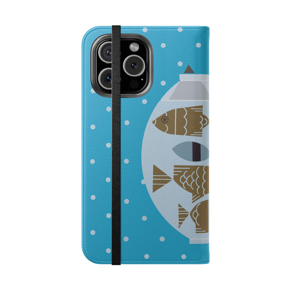 Edie Harper Fishful Thinking Phone Folio Iphone and Galaxy