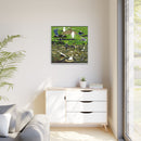 Charley Harper Florida Everglades Wall Art – Mid-Century Modern Geometric Bird Canvas with Minimal Wildlife Accents-33