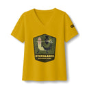 Everglades Women's Relaxed Jersey Short Sleeve V-Neck Tee-2