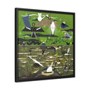 Charley Harper Florida Everglades Wall Art – Mid-Century Modern Geometric Bird Canvas with Minimal Wildlife Accents-23