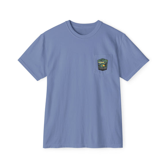 Everglades badge 3  Unisex Garment-Dyed Pocket T-Shirt