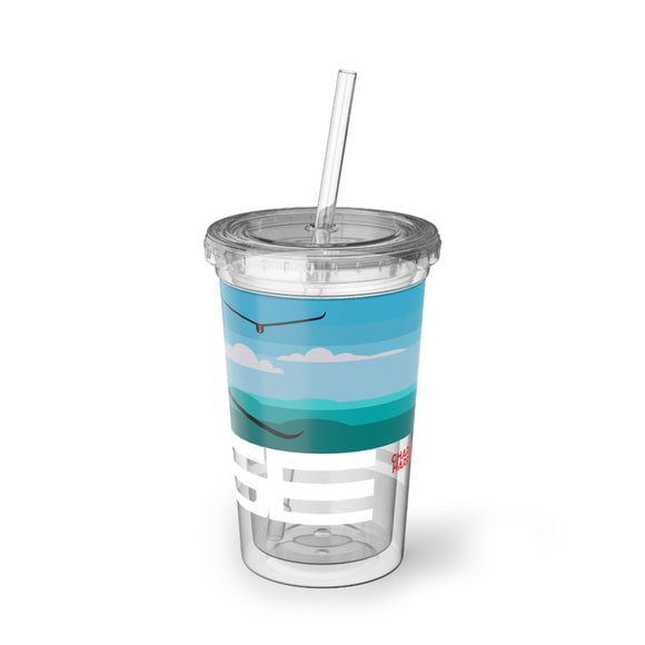 Charley Harper The Edge Monarchs 24HR Cold and 12HR Hot Double Insulated BPA-Free Acrylic Tumbler