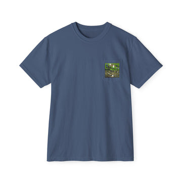 Everglades badge 4 Unisex Garment-Dyed Pocket T-Shirt