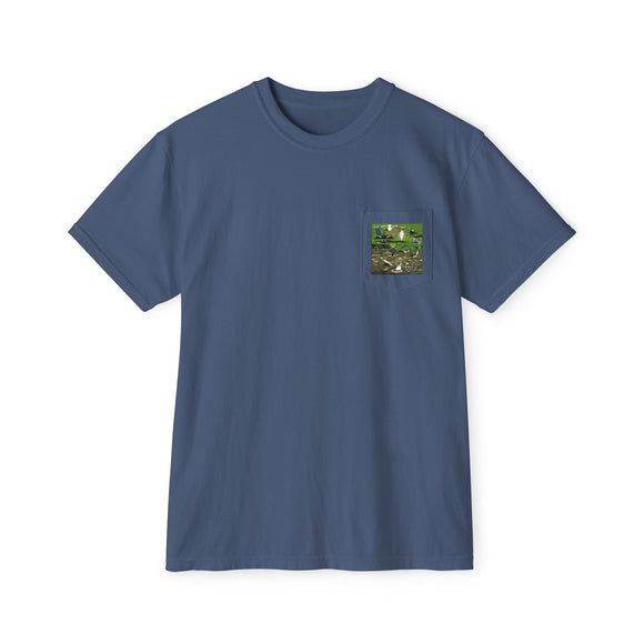 Everglades badge 4 Unisex Garment-Dyed Pocket T-Shirt
