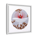 B-r-r-r-r-rdbath Charley Harper Framed Giclee Print on Stretched Canvas-46